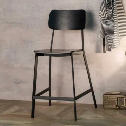 2 Barstühle mit 65cm Sitzhöhe - Lonia (2er Set)