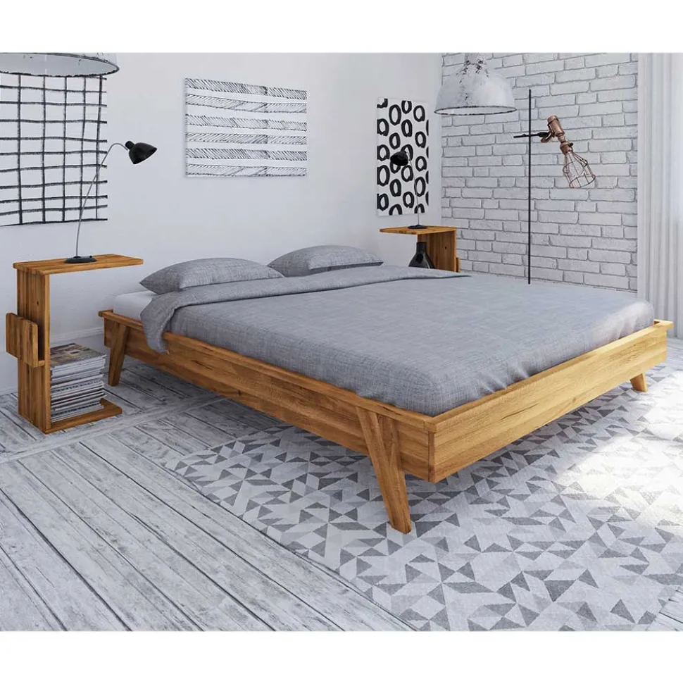 190 cm Bettanlage im Retro Design - Hardus (dreiteilig)