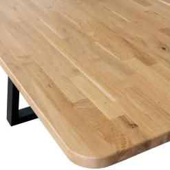 240 cm breiter Esszimmertisch aus Eichenholz - Serinina