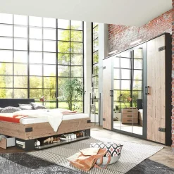 225 cm breiter Kleiderschrank modern - Ardila