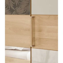 250 cm breiter Schlafzimmerschrank mit 5 Türen - Emdsiva III