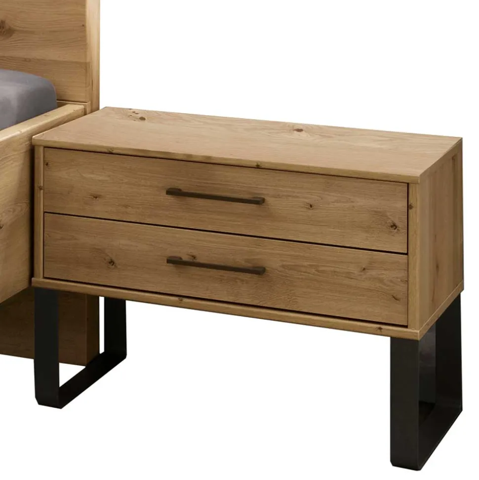 140 cm breites Bett im Industry Style - Siestago