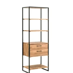 60 cm breites Industrial-Regal aus Wildeichenholz - Ingbo