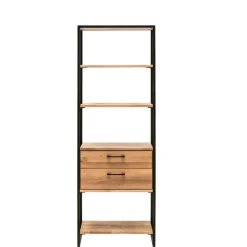 60 cm breites Industrial-Regal aus Wildeichenholz - Ingbo