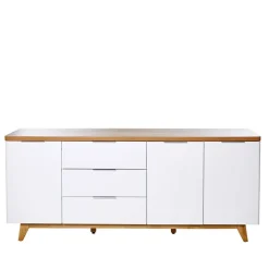 180 cm breites Sideboard in Weiß - Xuana