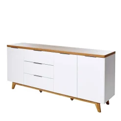 180 cm breites Sideboard in Weiß - Xuana
