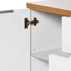 180 cm breites Sideboard in Weiß - Xuana