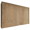 300 cm Falttüren-Kleiderschrank in Eiche Bianco - Soestica