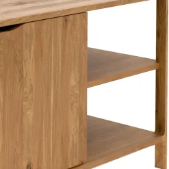 140 cm Kommode mit Türen und Fächern - Laida