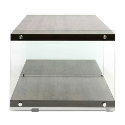 120 cm TV Element in Nussbaum & Transparent - Tomima