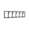 5 Haken Garderobe im Factory Design - Thalia