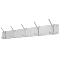 5 Haken Garderobenleiste aus Stahl - Malinsia