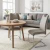 2 oder 4 Essstühle in Kunstleder Beige - Banda (Set)