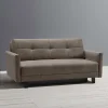 2 Personen Schlafcouch in Dunkelbraun - Jaxta