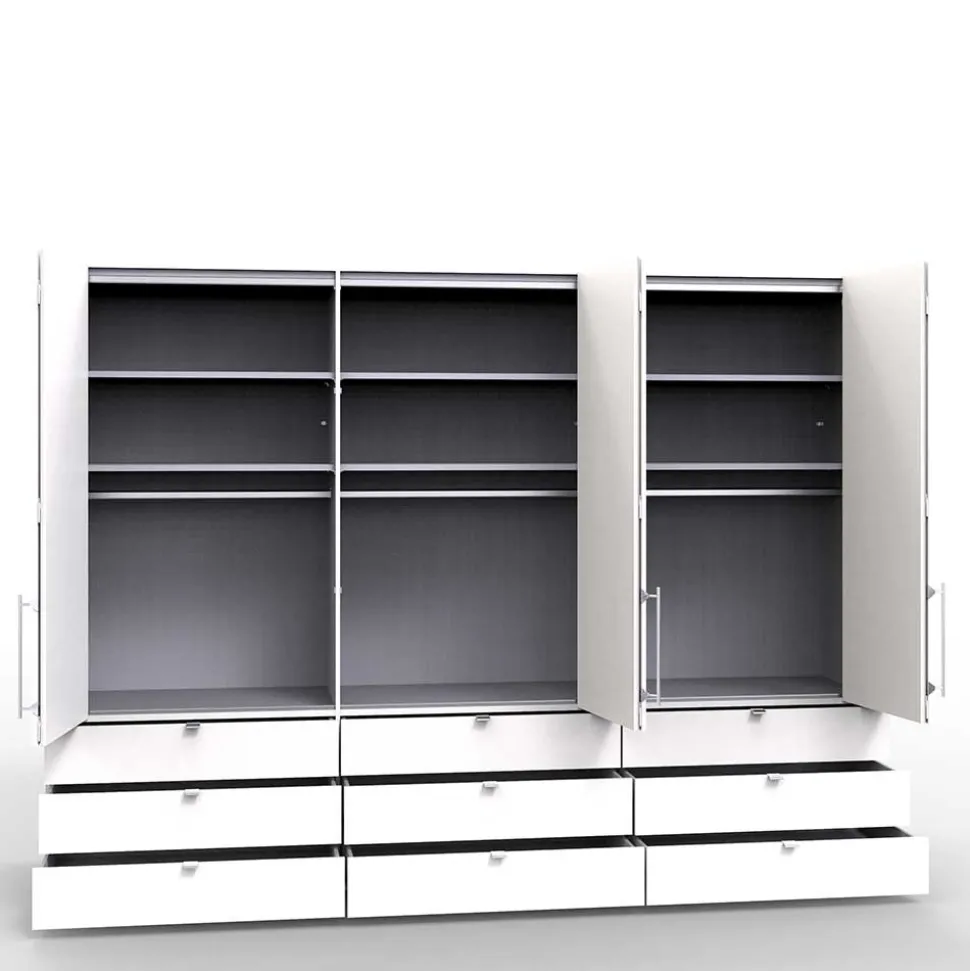 1A Kleiderschrank mit Falttüren & Schubladen - Zidarie