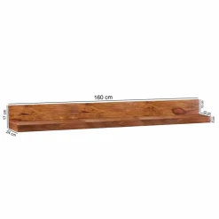 Ablageboard Hoslo aus Massivholz klar lackiert