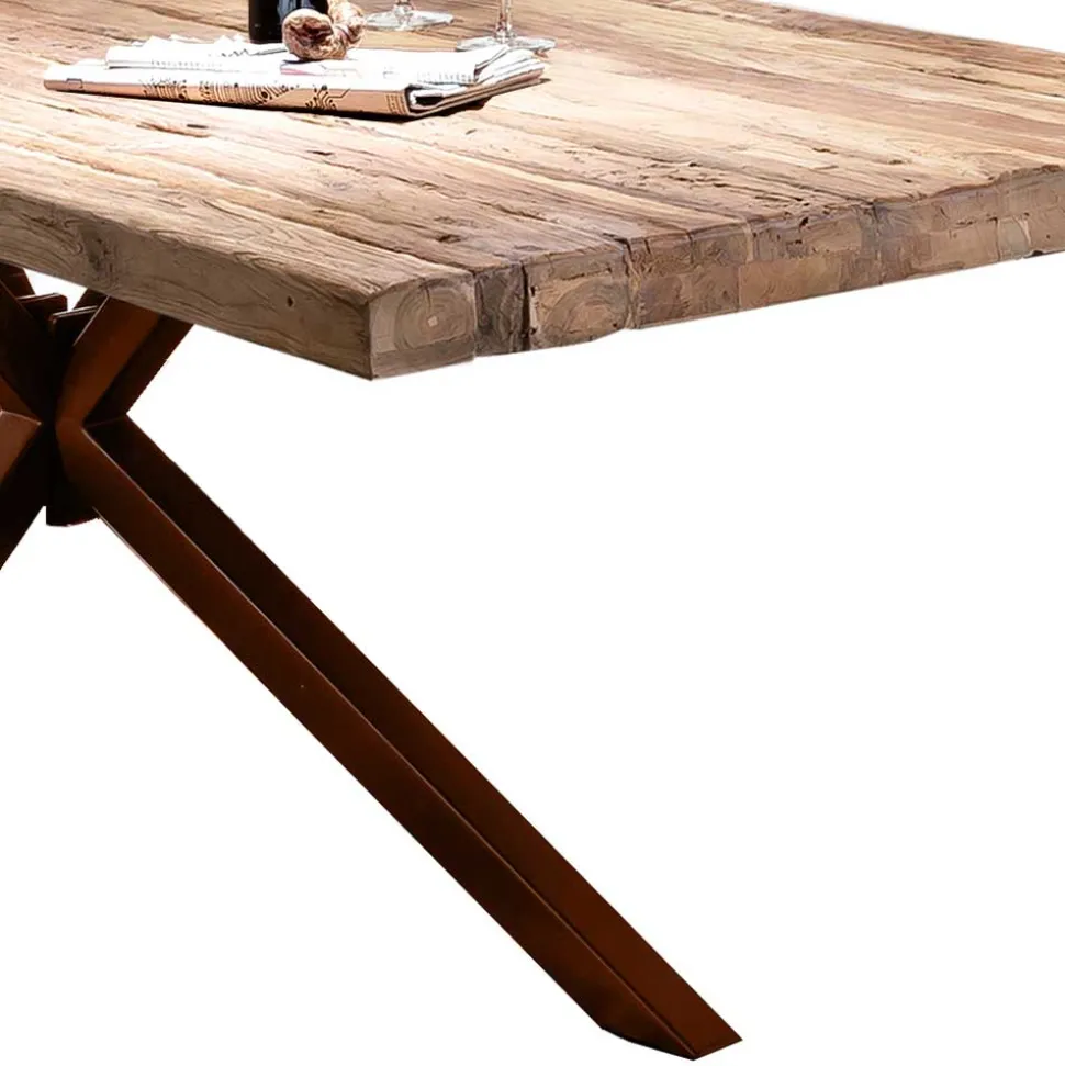 Altholztisch aus Teak Massivholz - Dattilon