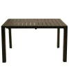 Alu Outdoortisch mit einer Einlegeplatte - Soria