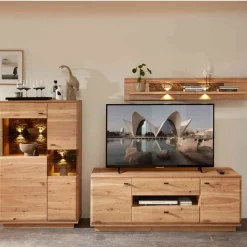Anbauwand Möbel Kombination modern - Cassna (dreiteilig)