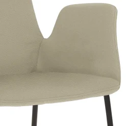 Armlehnen Barstuhl in Taupe & Schwarz - Paigton