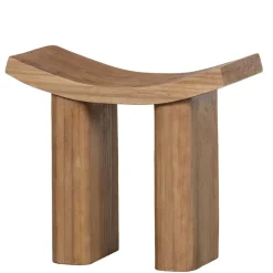 Asiatischer Hocker aus Paulownia massiv - Dualko