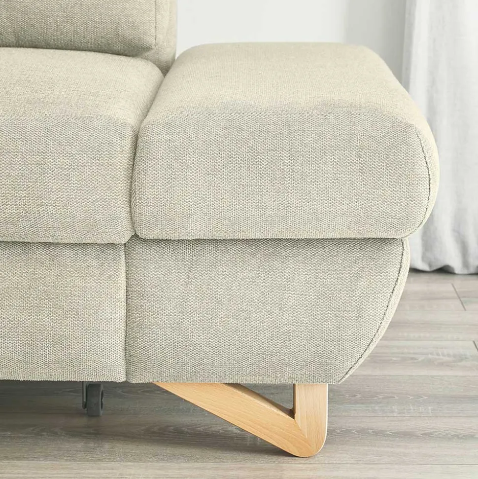Ausziehbare Eckcouch mit Schlaffunktion - Baonga
