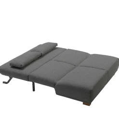 Ausziehbares Schlafsofa in Grau Stoff - Kioto