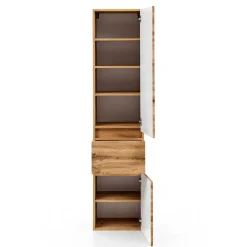 Bad Seitenschrank in Holz Optik Wildeiche - Iliam