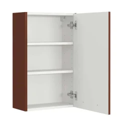 Badezimmer Hängeschrank in Dunkelrot - Exeler