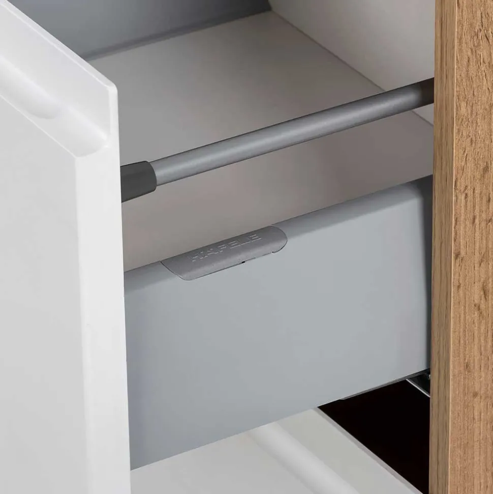 Badezimmer Hochschrank breit mit drei Türen - Eight