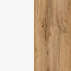 Badezimmer Hochschrank in mattem Weiß - Eight