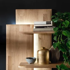 Balkeneiche Designregal 117 cm hoch - Destal