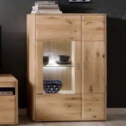 Balkeneiche Highboard 2-türig - Destal