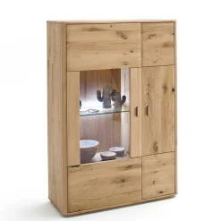 Balkeneiche Highboard 2-türig - Destal