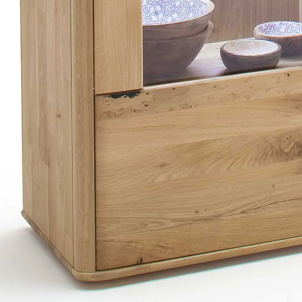 Balkeneiche Highboard 2-türig - Destal