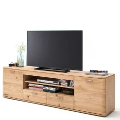 Balkeneiche TV Element 200 cm breit - Mabasa