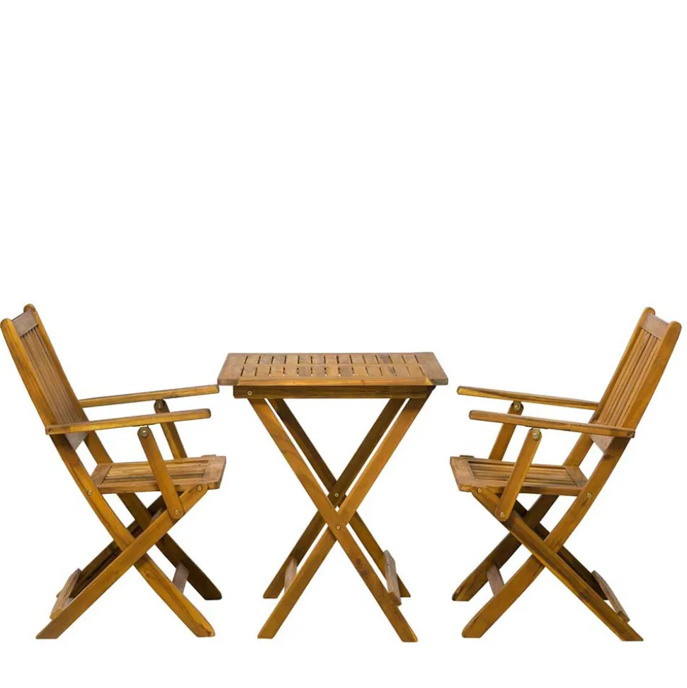 Balkon Tischgruppe für 2 Personen - Emlino (dreiteilig)