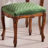 Barock Hocker gepolstert Agosto in Grün