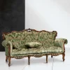 Barock-Stil Sofa in Grün mit Blumen - Graz