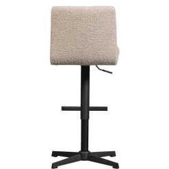 Barstuhl in Beige Boucle - Salmanca (2er Set)