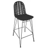 Barstuhl Makarona aus Rattan
