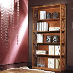 Bücher Regal in Nussbaum Braun - Exotica