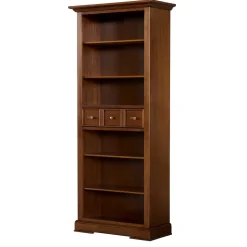 Bücherregal in Walnussfarben Antik - Istefanio