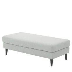 Beistellhocker in Offwhite Stoffbezug - Udessa