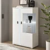 Beleuchteter Vitrinenschrank 125 cm hoch - Tirol