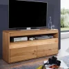 Beleuchtetes TV Element aus massiver Wildeiche - Acmida