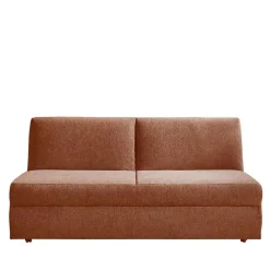 Bequemes Schlafsofa in Kupfer Braun - Monte
