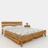 Übergroßes Holzbett mit Bettkästen - Eavy II