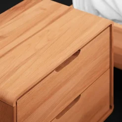 Überlänge Bett & Nachttische Set - Junola (dreiteilig)