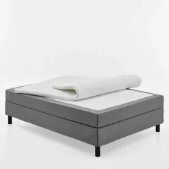 Bett für Dachschrägen in Grau & Schwarz - Esmeraldino